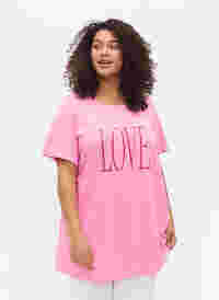 Oversize t-shirt with print, Rosebloom W. Love, Model