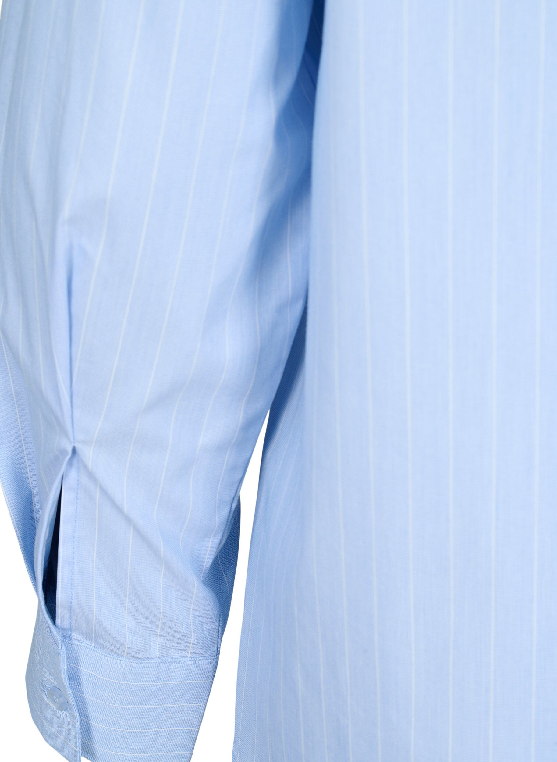 Zizzifashion FLASH - Pinstripe Shirt, Light Blue Stripe, Packshot image number 4
