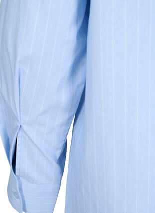 FLASH - Pinstripe Shirt, Light Blue Stripe, Packshot image number 4