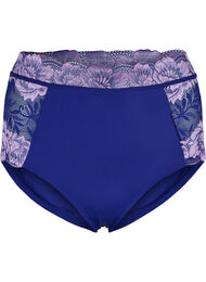 Hipster with high waist and lace, Clematis Blue ASS, Packshot