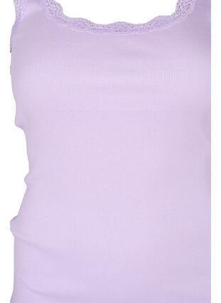 Top with lace trim, Lilac Breeze, Packshot image number 2