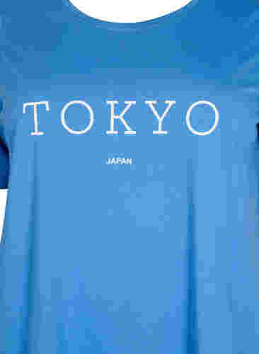 FLASH - T-shirt with motif, Ultramarine, Packshot image number 2