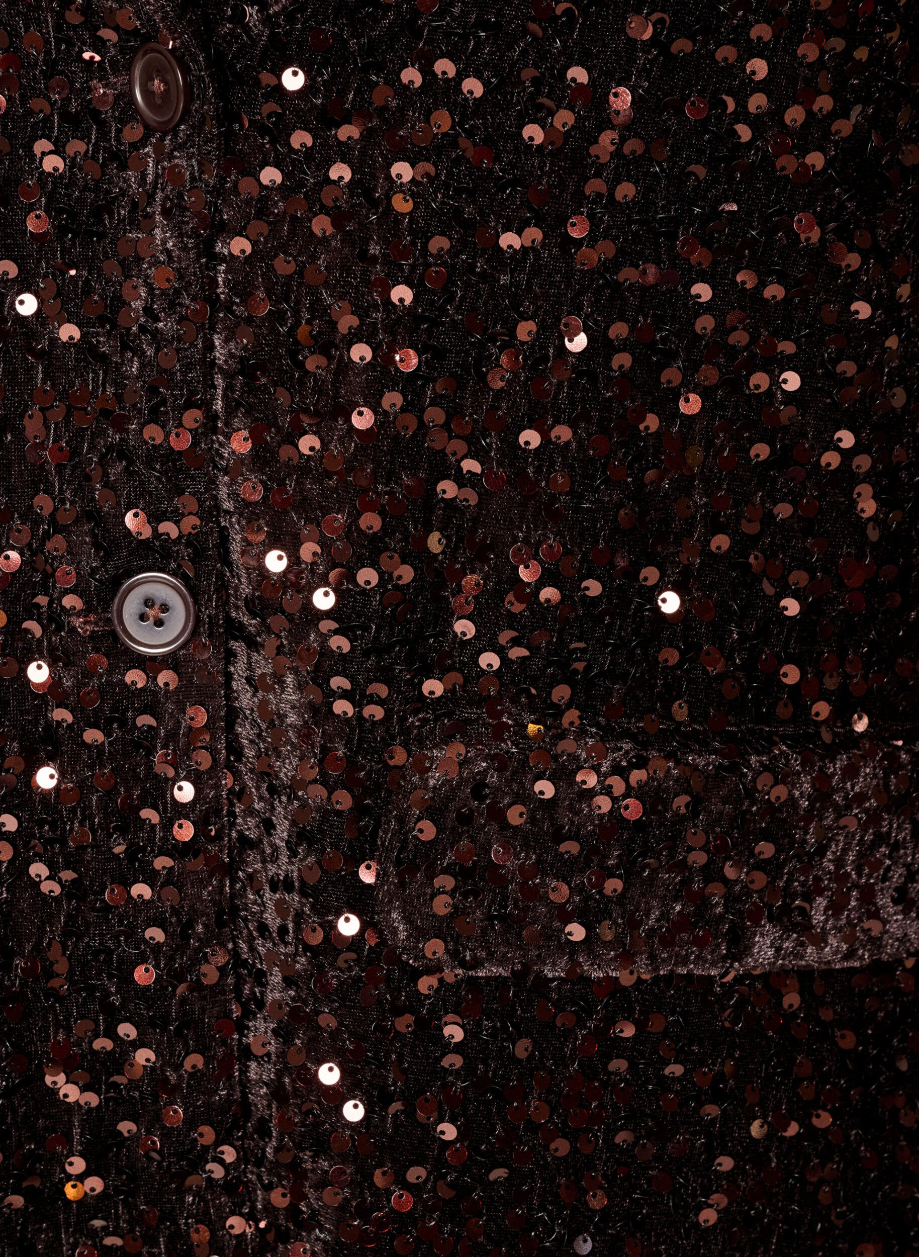 ZizzifashionSequin blazer, Brown, Packshot image number 2