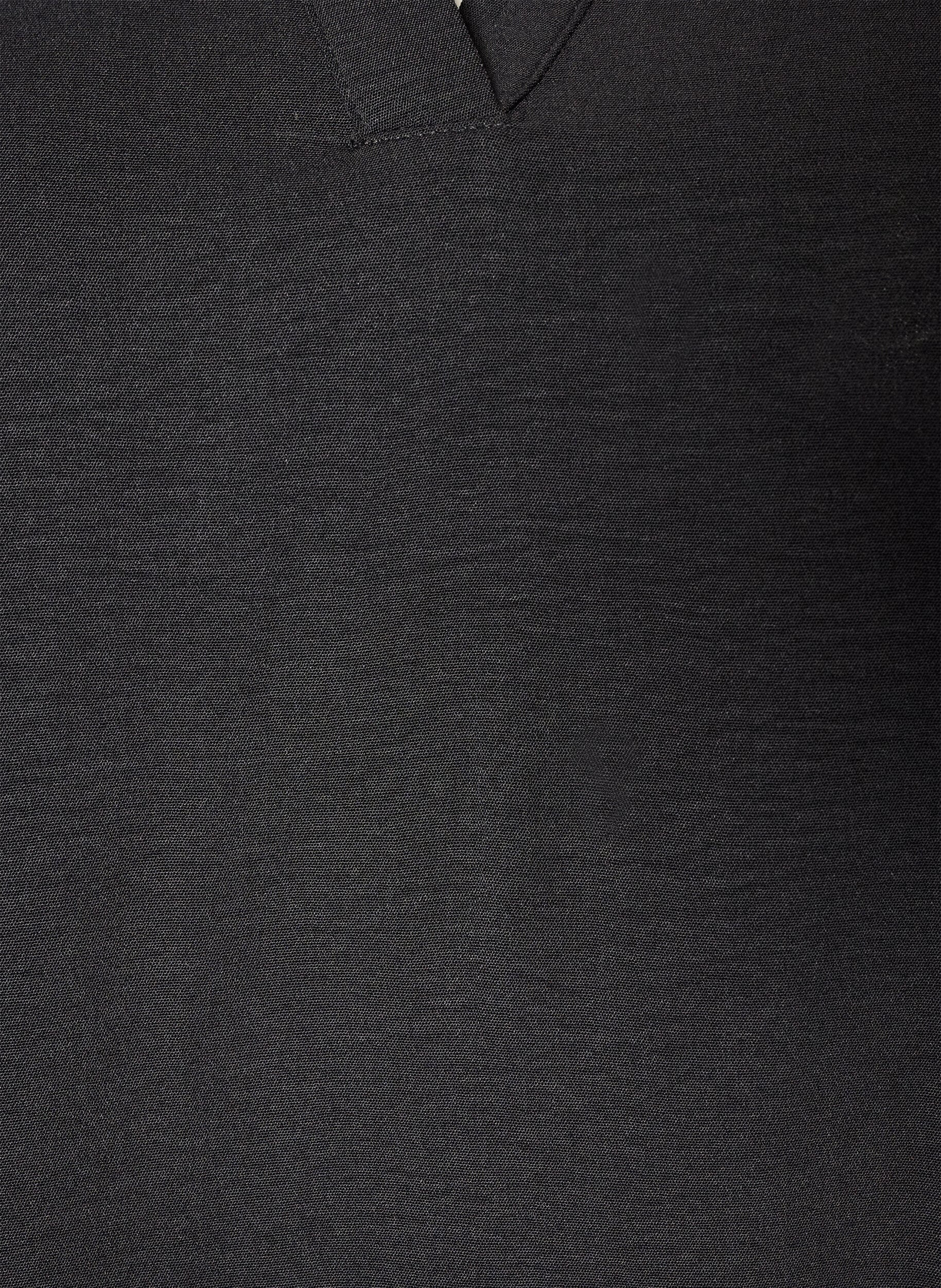 ZizzifashionTunic with sheer lace sleeves, Black, Packshot image number 2