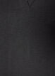 Tunic with sheer lace sleeves, Black, Packshot image number 2