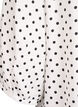 Shirt with dotted pattern and 3/4 sleeves, White, Packshot image number 3