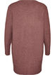 Ribbed Knit Cardigan with Pockets, Red, Packshot image number 1