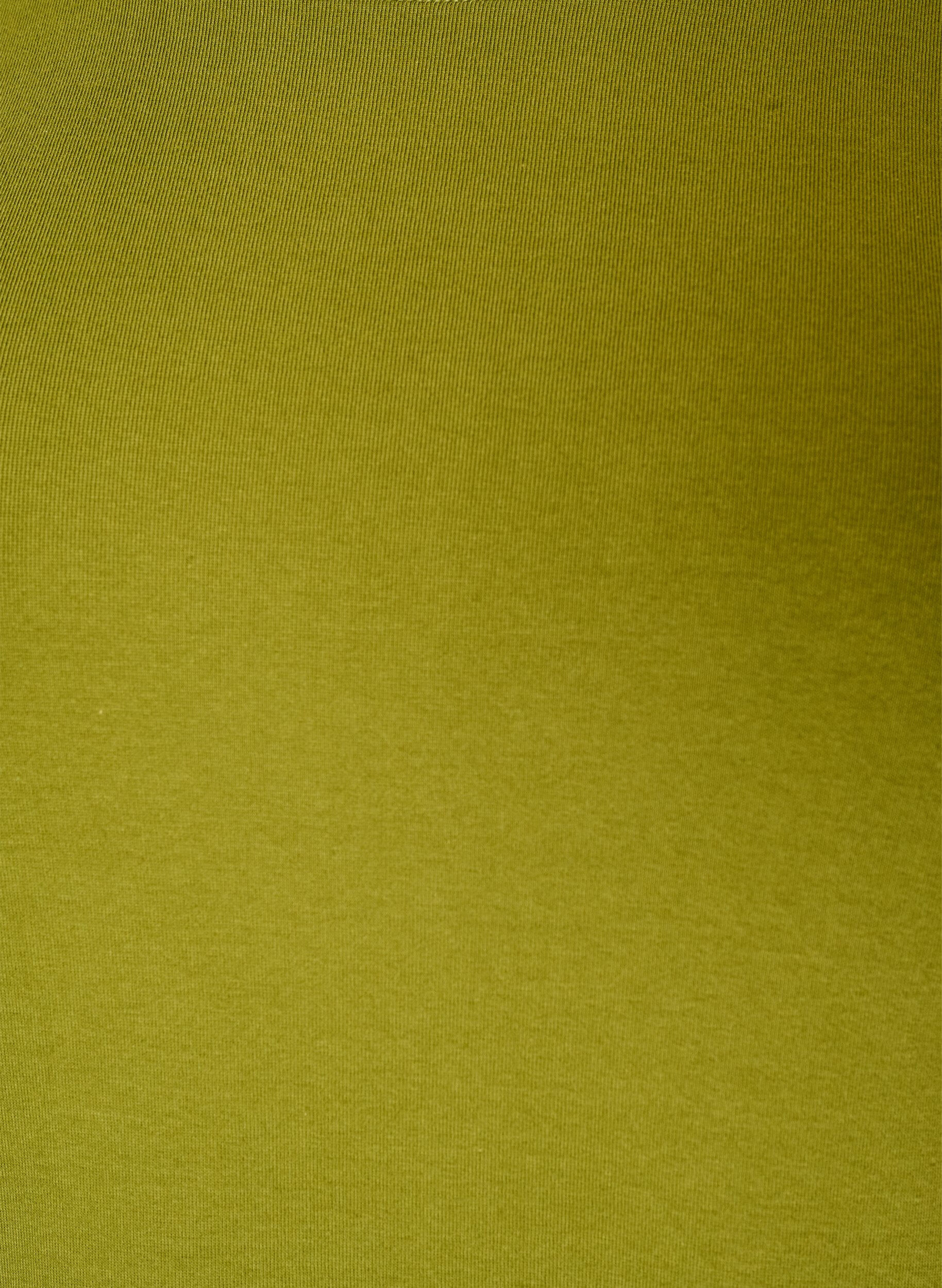 ZizzifashionLong-sleeved basic T-shirt with a round neck, Green, Packshot image number 2