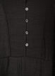 Viscose dress with embroidery and tiered ruffles, Black, Packshot image number 2