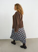 Checked A-line maxi skirt, Light Blue, Model image number 1