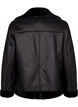 Faux leather pilot jacket, Black, Packshot image number 1