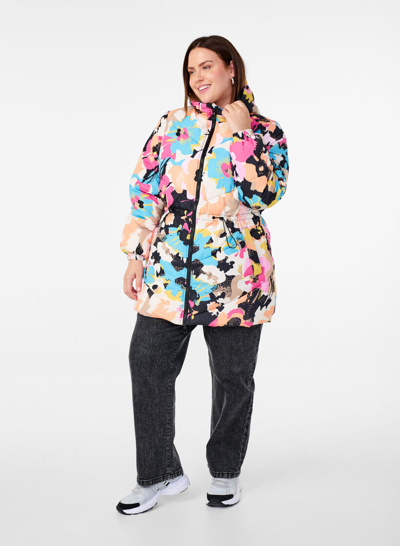 Colourful jacket with hood, Multi Color, Model image number 2