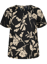 FLASH - Short sleeve blouse with print