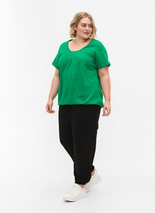 Short sleeve cotton t-shirt, Jolly Green, Model image number 2