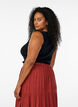 Fitted top with motif, Black, Model image number 2