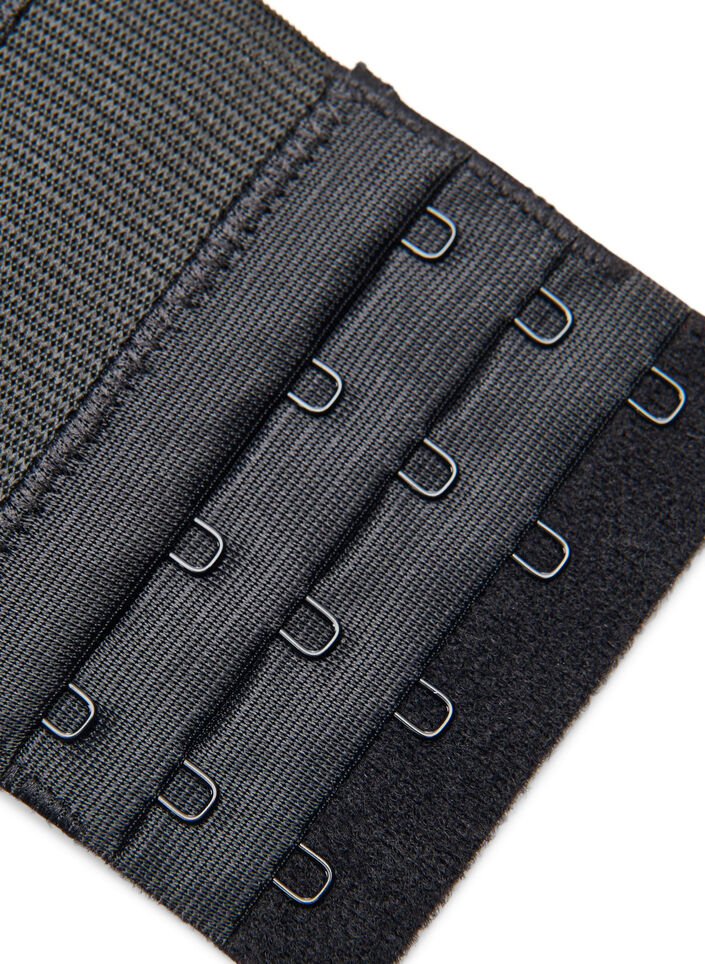 Bra extender with 6 hooks, Black, Packshot image number 2