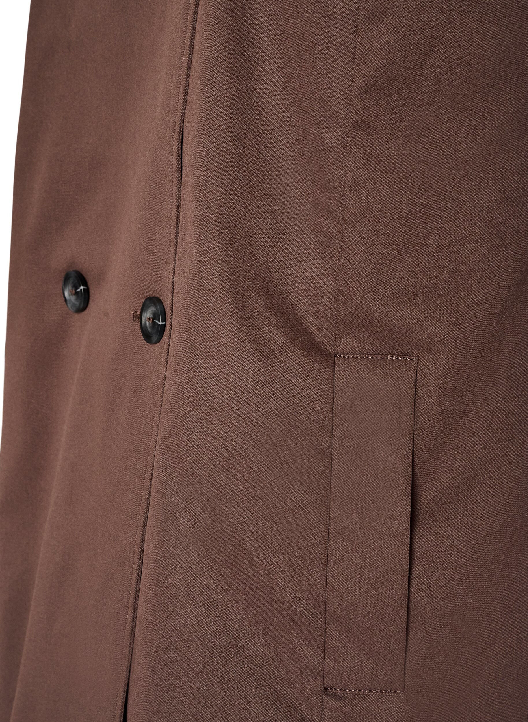 ZizzifashionWater-repellent spring jacket with an A-line cut, Brown, Packshot image number 3