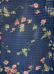 Blouse with floral print and V-neck, Blue, Packshot image number 2