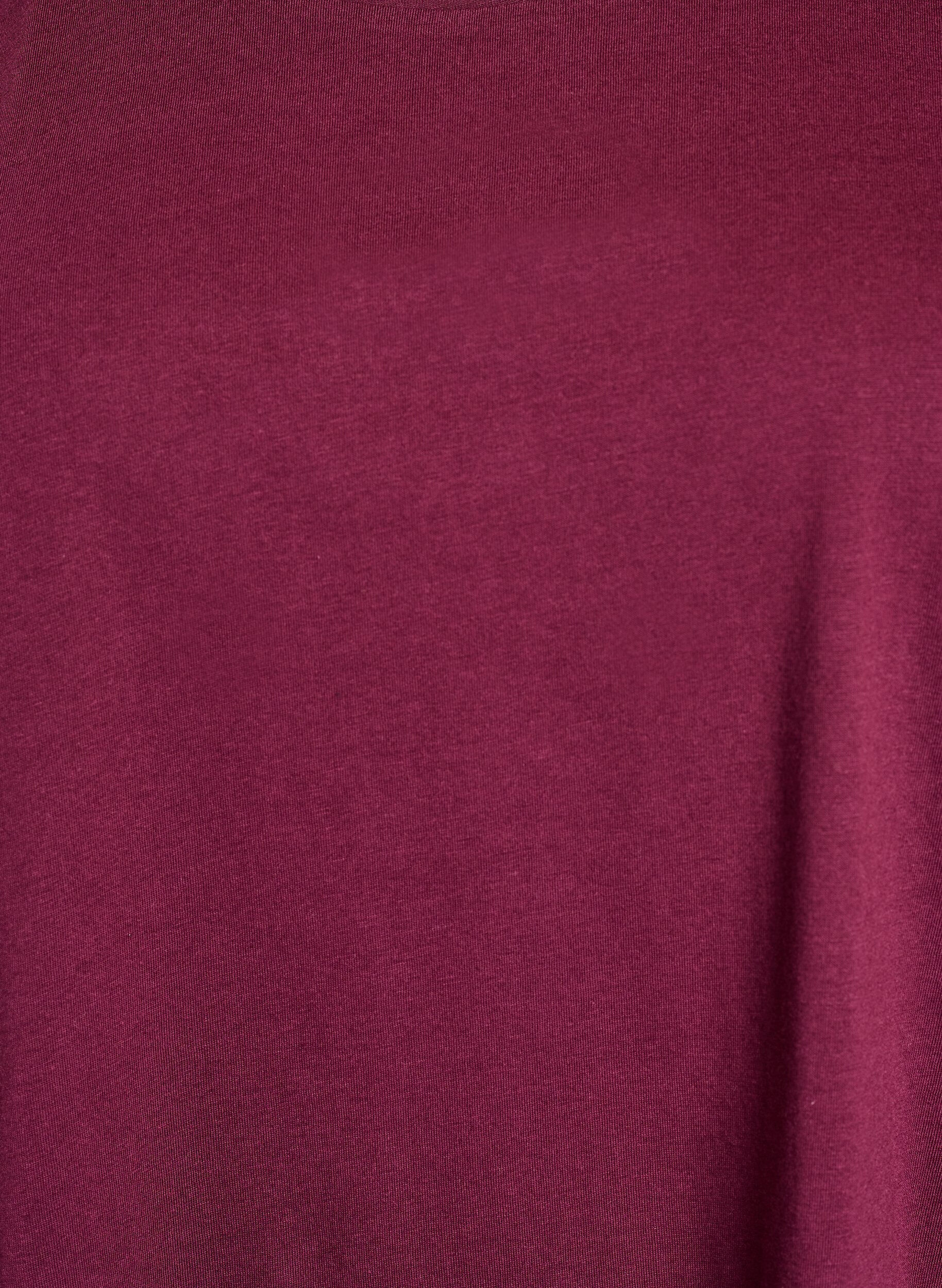 ZizzifashionShort sleeved cotton blend t-shirt, Red, Packshot image number 2