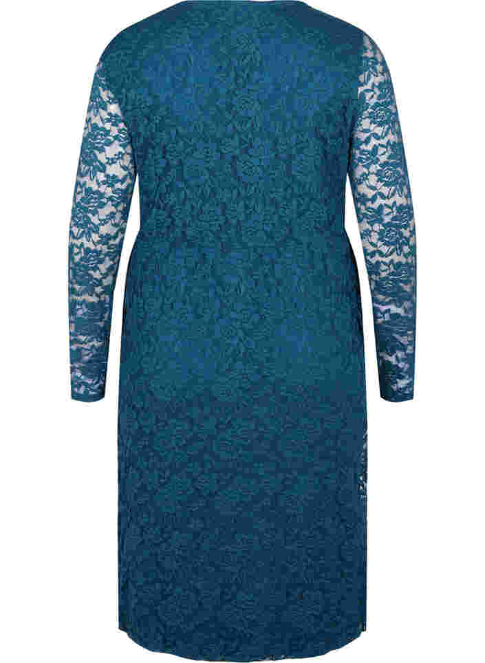 Long-sleeved lace dress, Reflecting Pond, Packshot image number 1