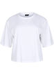 Boxy T-shirt in organic cotton, White, Packshot image number 0