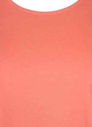 Cotton mix t-shirt, Living Coral, Packshot image number 2