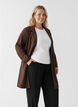 Long blazer with pockets, Brown, Model image number 0