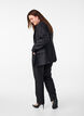 Trousers with pockets and straight leg, Black, Model image number 1