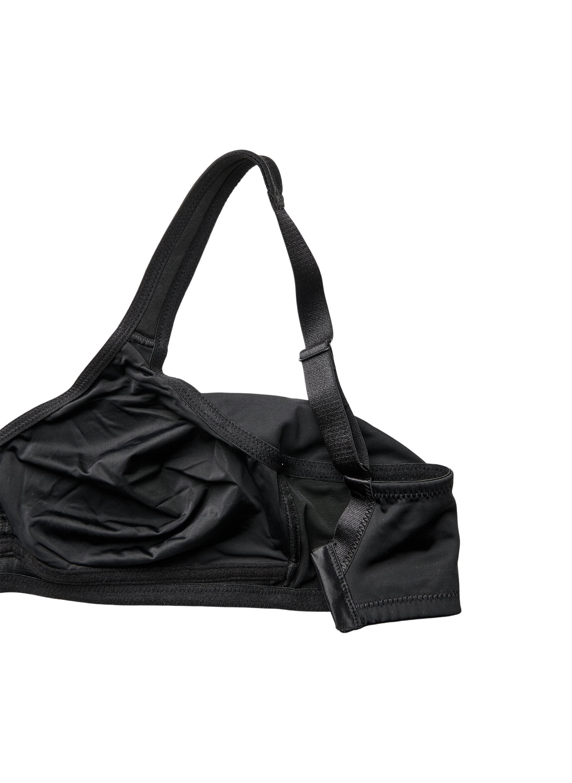 ZizzifashionComfort bra with padded straps, Black, Packshot image number 3