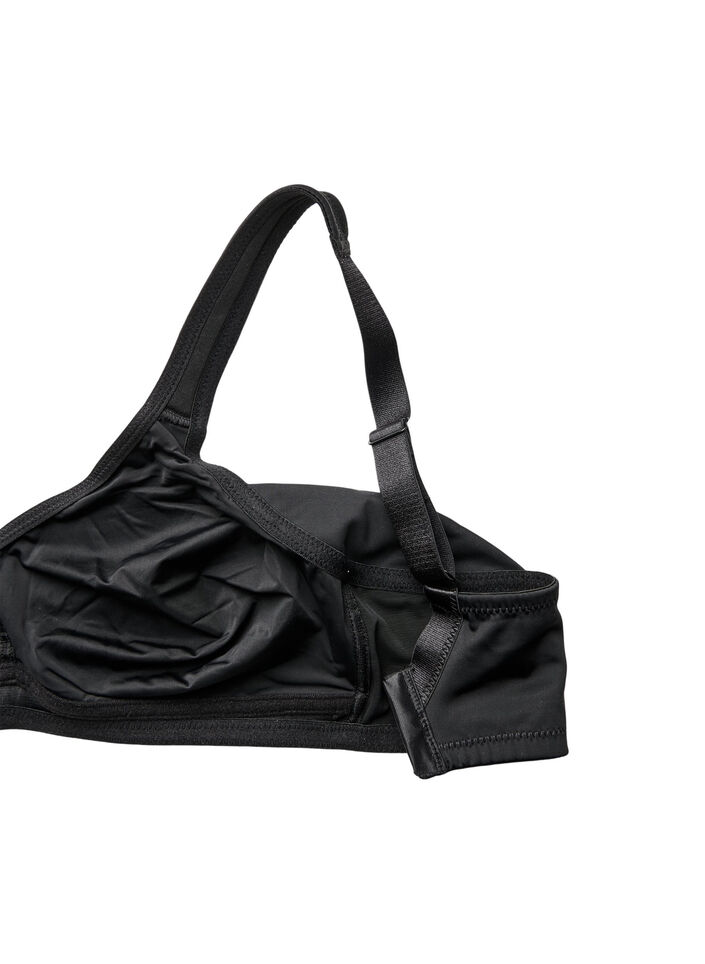 Comfort bra with padded straps, Black, Packshot