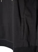 Sweatshirt with high collar and pockets, Black, Packshot image number 3