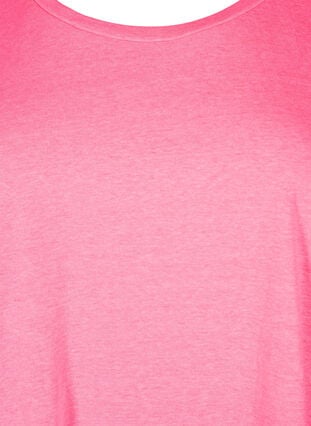 Neon colored cotton t-shirt, Neon pink, Packshot image number 2