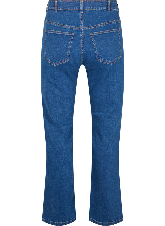 High-waisted Gemma jeans with regular fit, Blue, Packshot image number 1