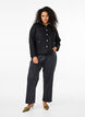 Boucle jacket with pockets and decorative buttons, Black, Model image number 2