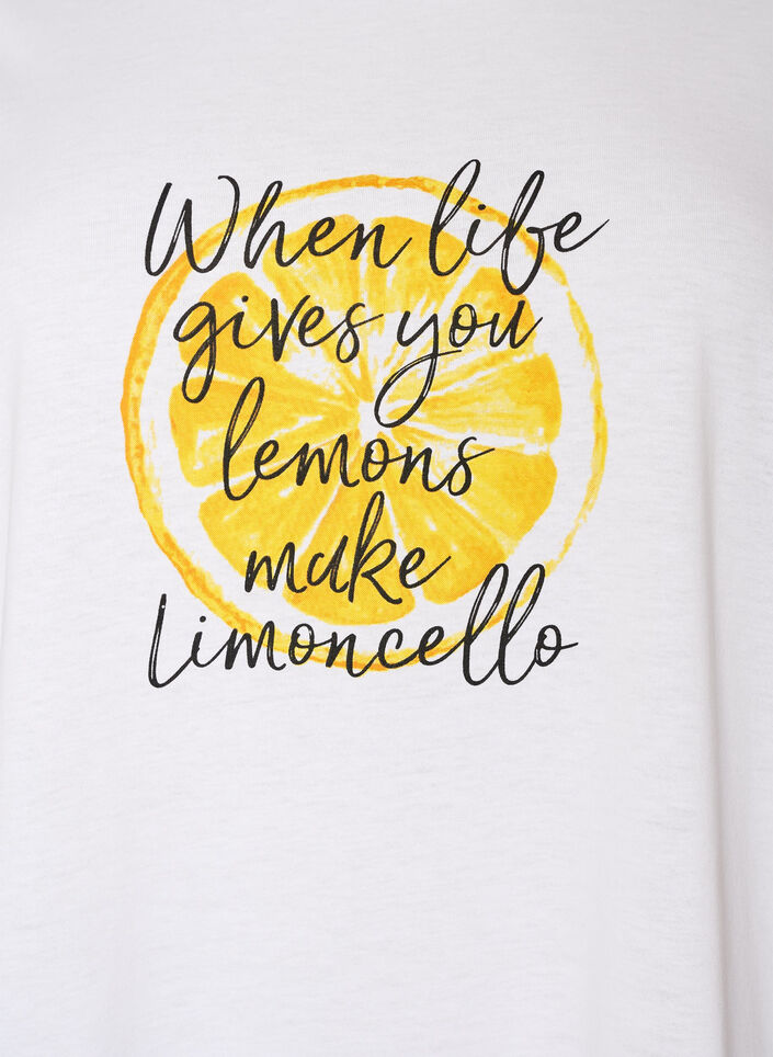 T-shirt with motif, White, Packshot image number 2