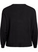 Cardigan with pearl-embroidered bows and press studs, Black, Packshot image number 1