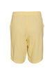 Loose cotton muslin shorts with a high waist, Yellow, Packshot image number 1
