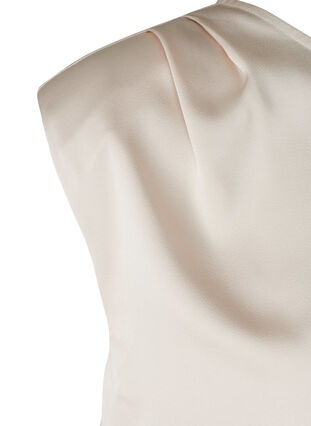 Plain-coloured top with a round neckline, Gray Morn, Packshot image number 3