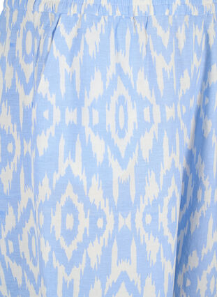 Patterned trousers with linen, Serenity AOP, Packshot image number 2