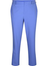 Straight leg trousers with pockets