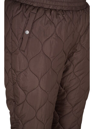 Quilted thermal trousers, Black Coffee, Packshot image number 2