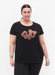 Training T-shirt with print, Black w. Graphics, Model image number 0