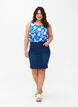 FLASH - Sleeveless top with print, Blue, Model image number 1