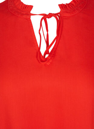 3/4 sleeve dress, Fiery Red, Packshot image number 2