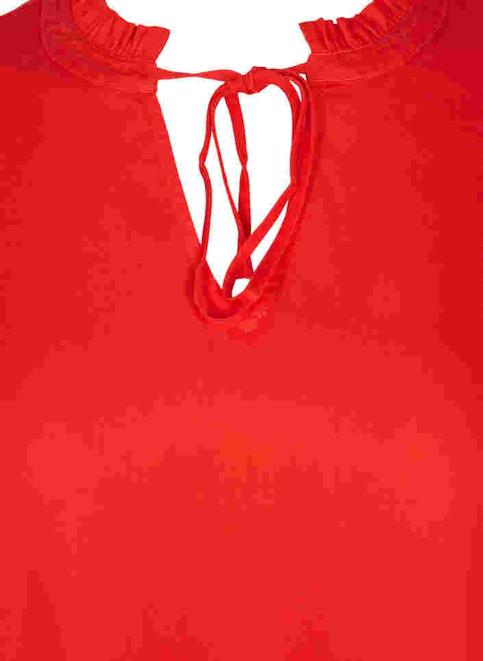 3/4 sleeve dress, Fiery Red, Packshot image number 2