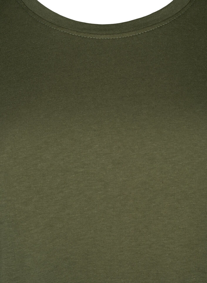 FLASH - T-shirt with round neck, Olivie Night, Packshot image number 2