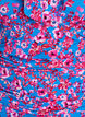 Floral swimsuit with ruffles and removable pads, Blue, Packshot image number 2