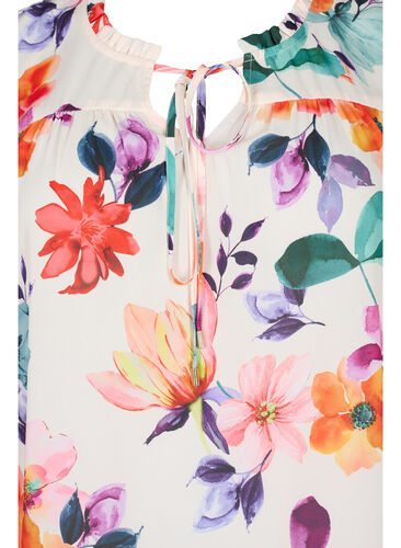 Floral top with tie detail, Buttercream Flower, Packshot image number 2