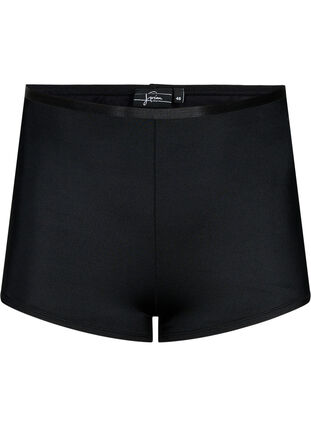 Plain bikini shorts, Black, Packshot image number 0