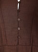 Viscose dress with embroidery and tiered ruffles, Brown, Packshot image number 2